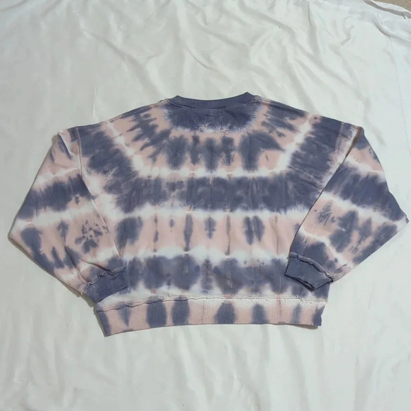 Lucky Brand Slouchy Fleece Sweatshirt, Color Soft Tie Dye Size S - Picture 5 of 15